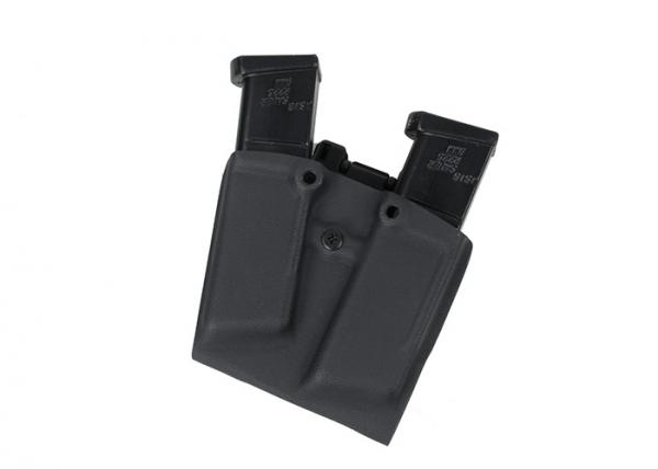 G 0305 Kydex double Mag Pouch 1911 ( BK )